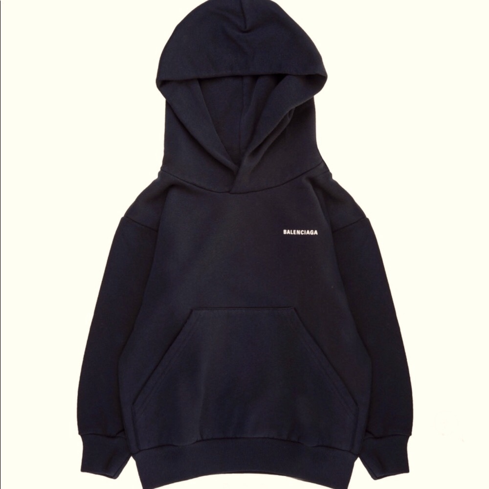 Balenciaga Black hoodie Size 8Y